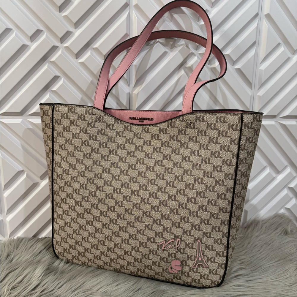 KARL LAGERFELD Paris Canelle Tote. Style: LH3BJ264. New with tags.